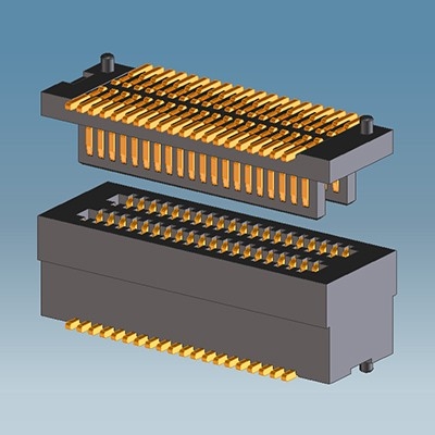 0.5mm雙槽直插板對板連接器